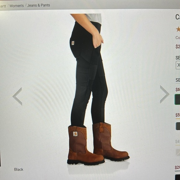 Carhartt 102482 - Women's Force® Utility Knit Pant 1x 16/18 - Picture 11 of 14